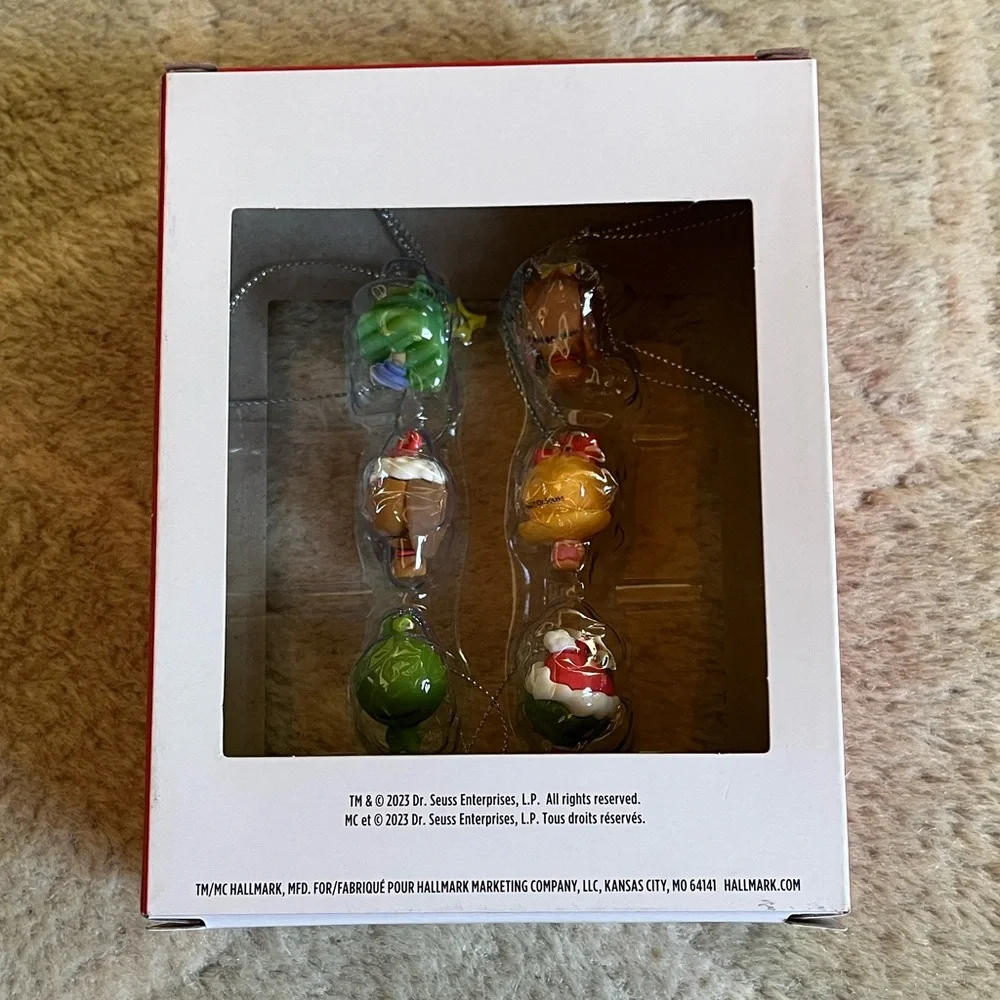 Hallmark The Grinch Mini Christmas Tree Ornaments - Picture 2 of 14